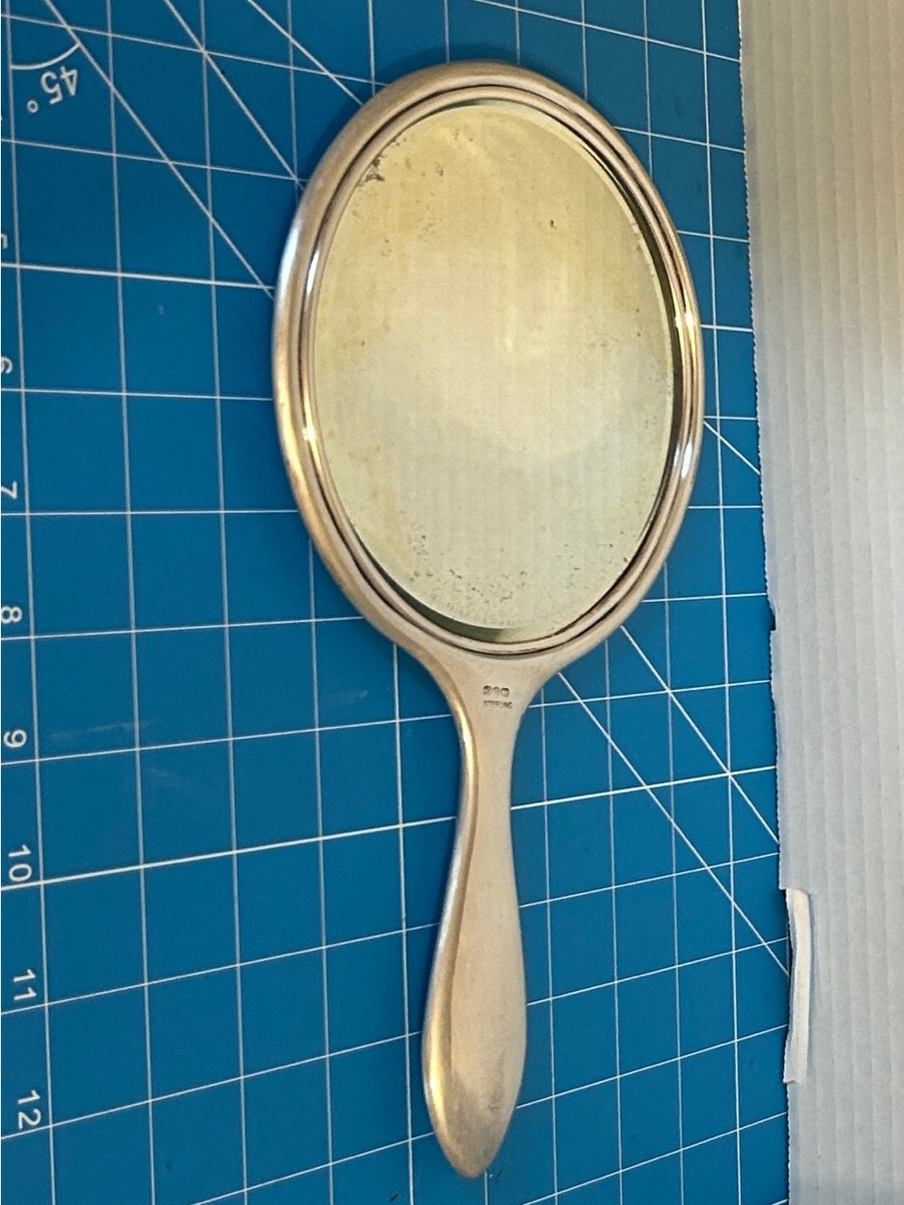 Old Sterling Hand Mirror